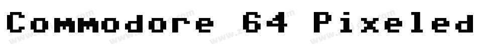 Commodore 64 Pixeled字体转换